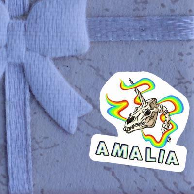 Autocollant Amalia Crâne de licorne Gift package Image