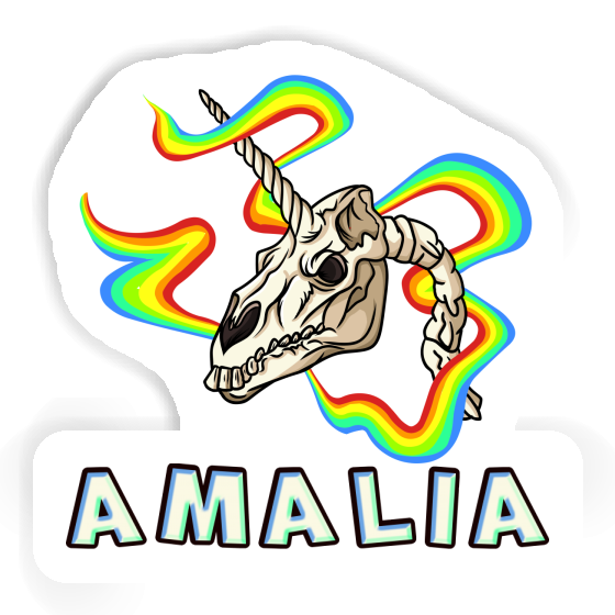 Unicorn Skull Sticker Amalia Image