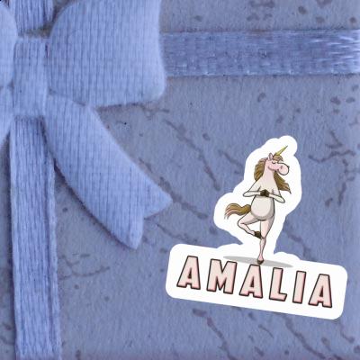 Aufkleber Amalia Yoga-Einhorn Gift package Image