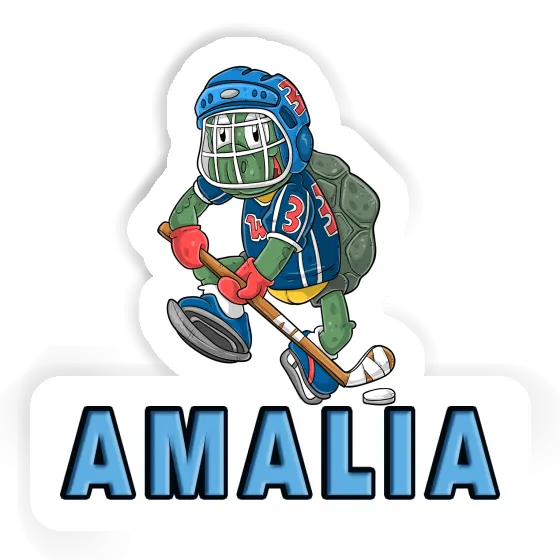 Sticker Ice-Hockey Player Amalia Laptop Image