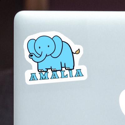 Autocollant Éléphant Amalia Laptop Image