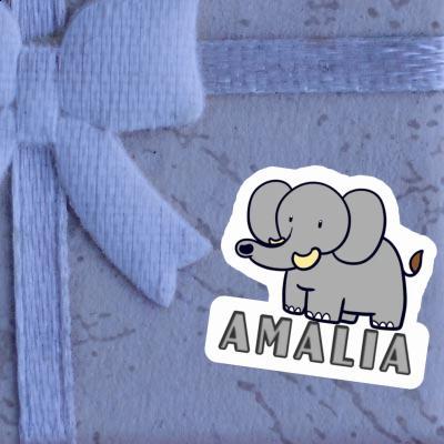 Amalia Sticker Elephant Laptop Image