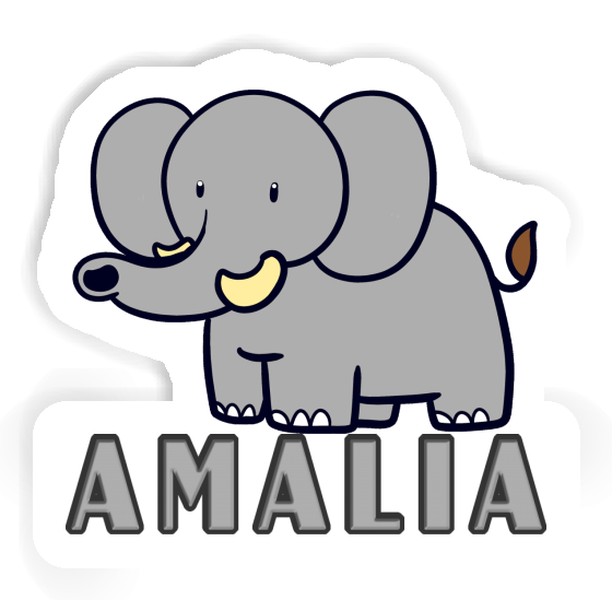 Amalia Sticker Elephant Laptop Image