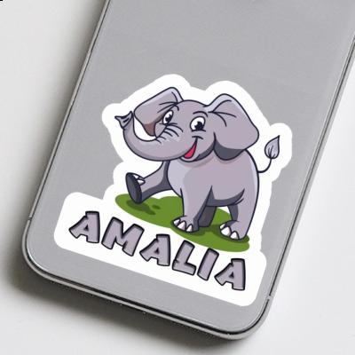 Sticker Amalia Elephant Laptop Image