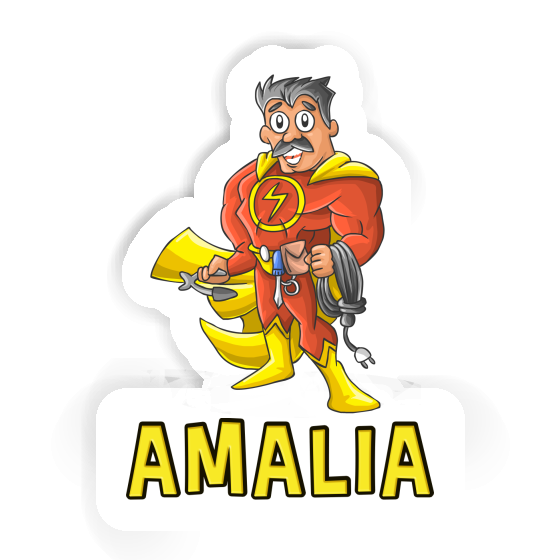 Amalia Sticker Electrician Notebook Image