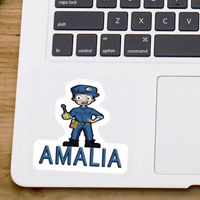 Sticker Electrician Amalia Laptop Image