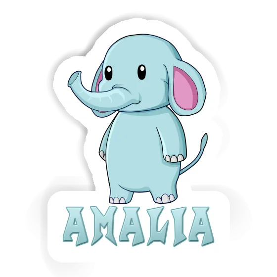 Sticker Elephant Amalia Laptop Image