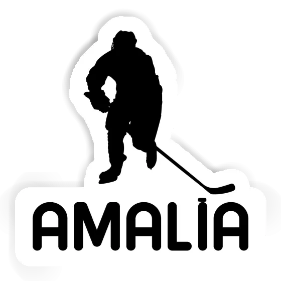 Sticker Amalia Hockey Player Image