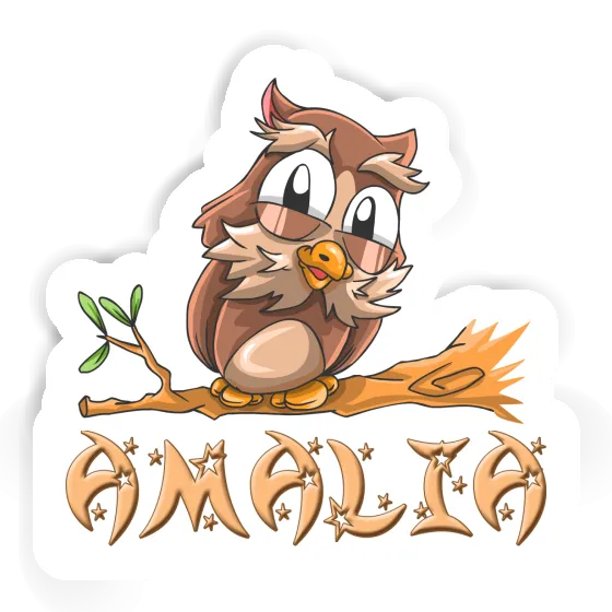 Owl Sticker Amalia Notebook Image