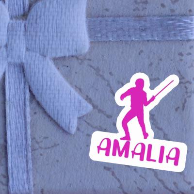 Sticker Fencer Amalia Notebook Image