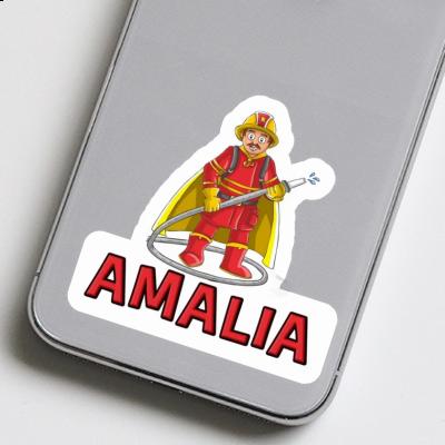 Amalia Sticker Firefighter Notebook Image