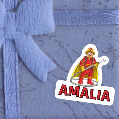 Amalia Autocollant Pompier Laptop Image