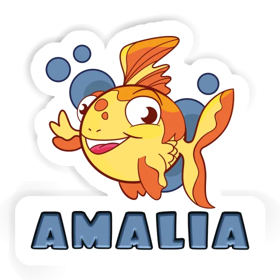 Sticker Fish Amalia Notebook Image