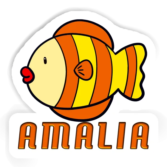 Amalia Autocollant Poisson Image