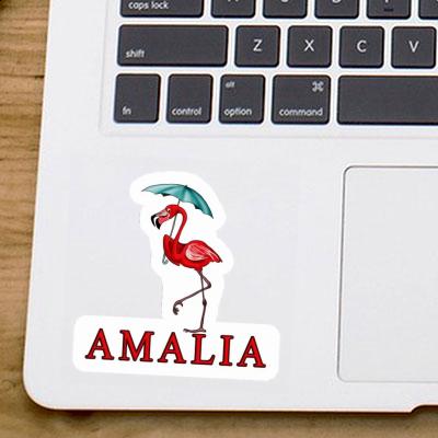 Aufkleber Flamingo Amalia Laptop Image