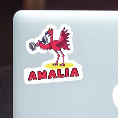 Amalia Sticker Flamingo Notebook Image