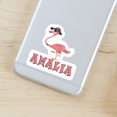 Aufkleber Flamingo Amalia Laptop Image