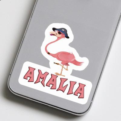 Sticker Amalia Flamingo Notebook Image