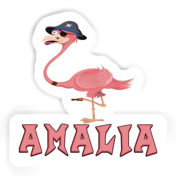 Sticker Amalia Flamingo Gift package Image