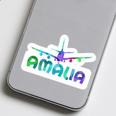 Amalia Sticker Airplane Notebook Image