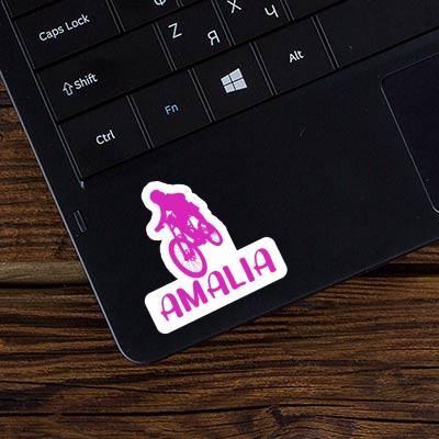 Sticker Amalia Freeride Biker Laptop Image