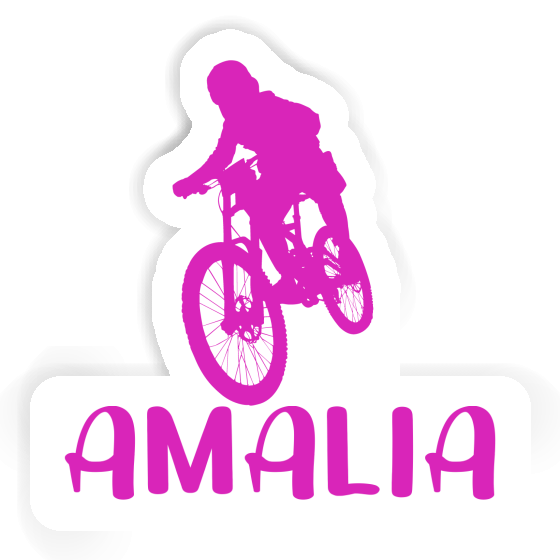 Sticker Amalia Freeride Biker Notebook Image