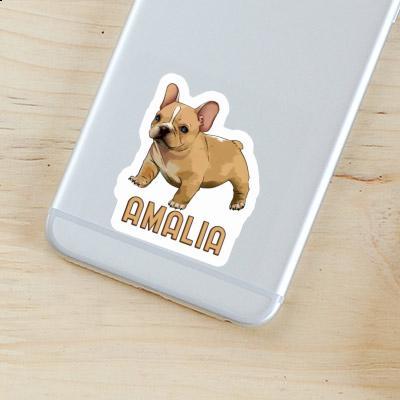 Amalia Autocollant Bouledogue Notebook Image