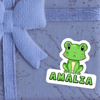 Amalia Autocollant Grenouille Laptop Image