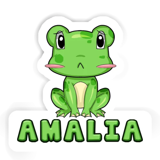 Frog Sticker Amalia Laptop Image