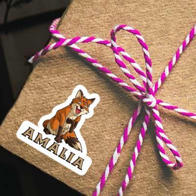 Amalia Autocollant Renard Gift package Image