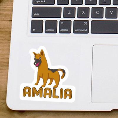 Amalia Autocollant Chien de berger Notebook Image