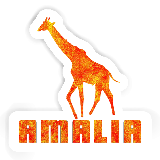 Sticker Amalia Giraffe Laptop Image