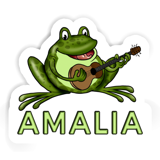 Sticker Amalia Gitarrenfrosch Image