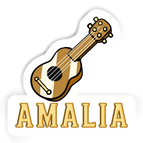 Guitar Sticker Amalia Notebook Image