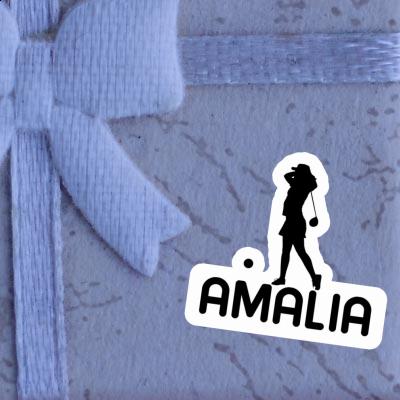 Sticker Golfer Amalia Notebook Image