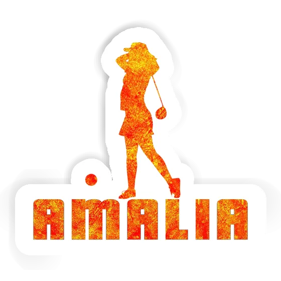 Sticker Amalia Golfer Gift package Image