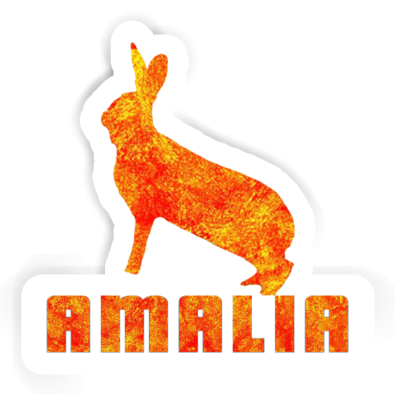 Rabbit Sticker Amalia Laptop Image