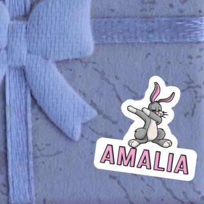 Dabbing Rabbit Sticker Amalia Notebook Image