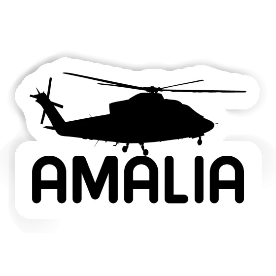 Helicopter Sticker Amalia Laptop Image