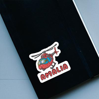 Helicopter Sticker Amalia Notebook Image