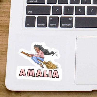 Aufkleber Hexe Amalia Laptop Image