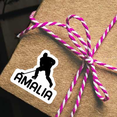 Autocollant Joueur de hockey Amalia Laptop Image