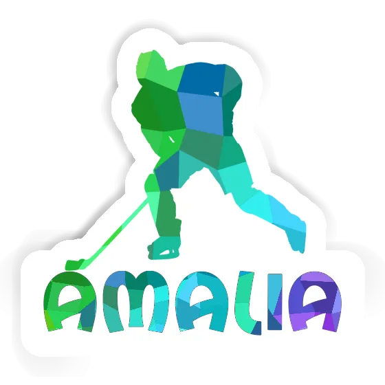 Amalia Autocollant Joueur de hockey Gift package Image