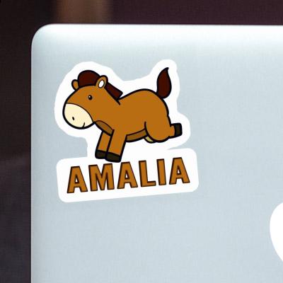 Amalia Sticker Pferd Notebook Image