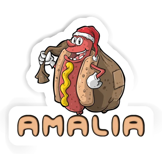 Hot Dog Sticker Amalia Image