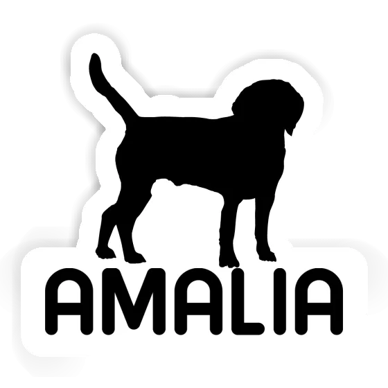 Autocollant Chien Amalia Laptop Image