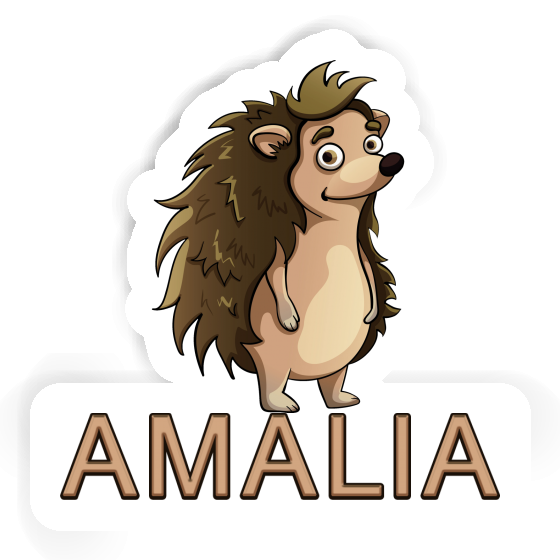 Amalia Sticker Hedgehog Notebook Image