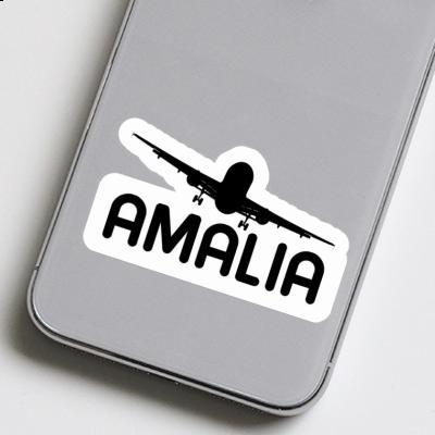 Sticker Amalia Flugzeug Gift package Image