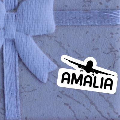 Sticker Amalia Flugzeug Image