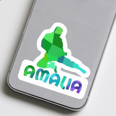 Amalia Sticker Karateka Notebook Image